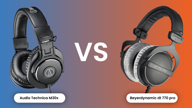 Beyerdynamic dt 770 pro vs Audio Technica M30x -Which is the Best Headphones? 